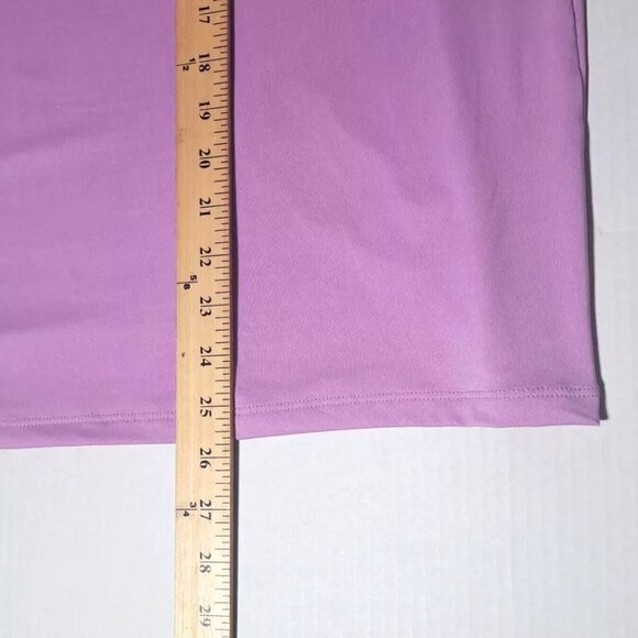 JOYSPUN LADIES Dark Pink Screen Print Short Sleeve Knit PJ Top Sz 2X - Picture 6 of 6